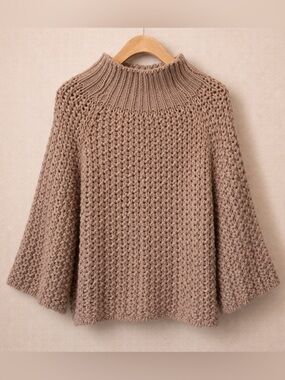 LEMONWOOD chunky knit sweater alpaca wool oversized Italy cozy